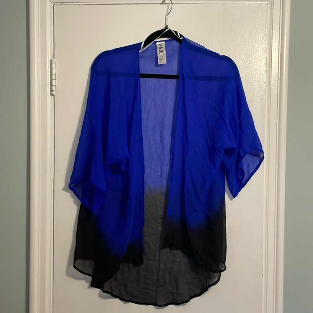 100% silk beach coverup